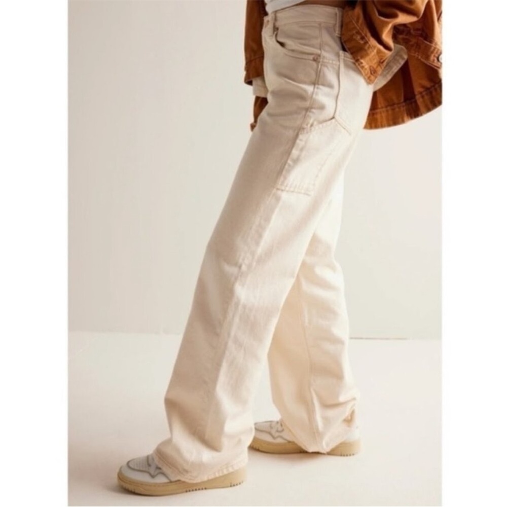 We The Free Tinsley Baggy Mid Rise Straight Denim Jeans - Picture 4 of 12